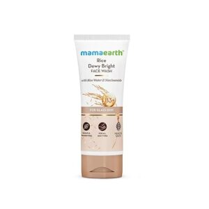 Mamaearth Rice Dewy Bright Face Wash With Rice Water & Niacinamide for Glass Skin | 100 ml