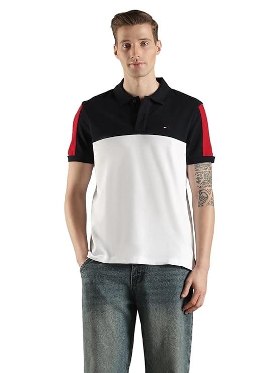 Elegant Multi-Color Pattern Casual T-Shirt 1