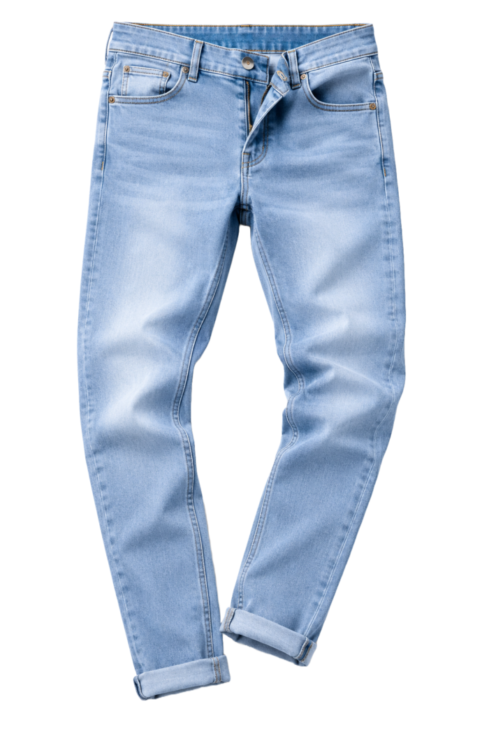 Premium Tapered Fit Blue Jeans
