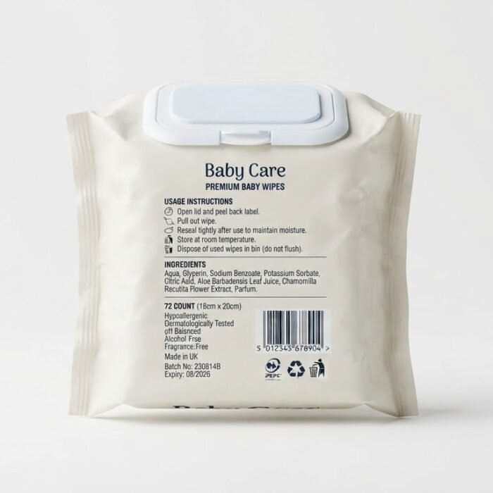 Baby Wipes – Soft, Gentle & Moist Cleansing Wipes for Everyday Baby Care