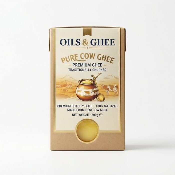Pure Cow Ghee – Rich, Aromatic & Traditional Clarified Butter