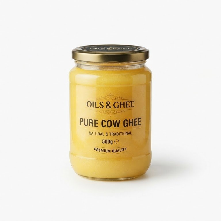 Pure Cow Ghee – Rich, Aromatic & Traditional Clarified Butter
