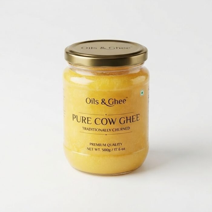 Pure Cow Ghee – Rich, Aromatic & Traditional Clarified Butter