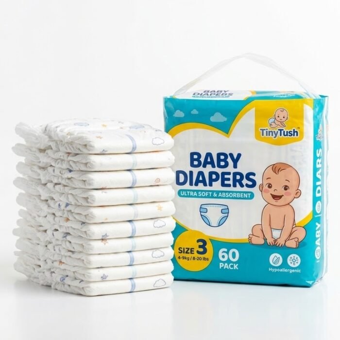 Baby Diapers – Soft, Comfortable & Leak Protection for Day and Night Care
