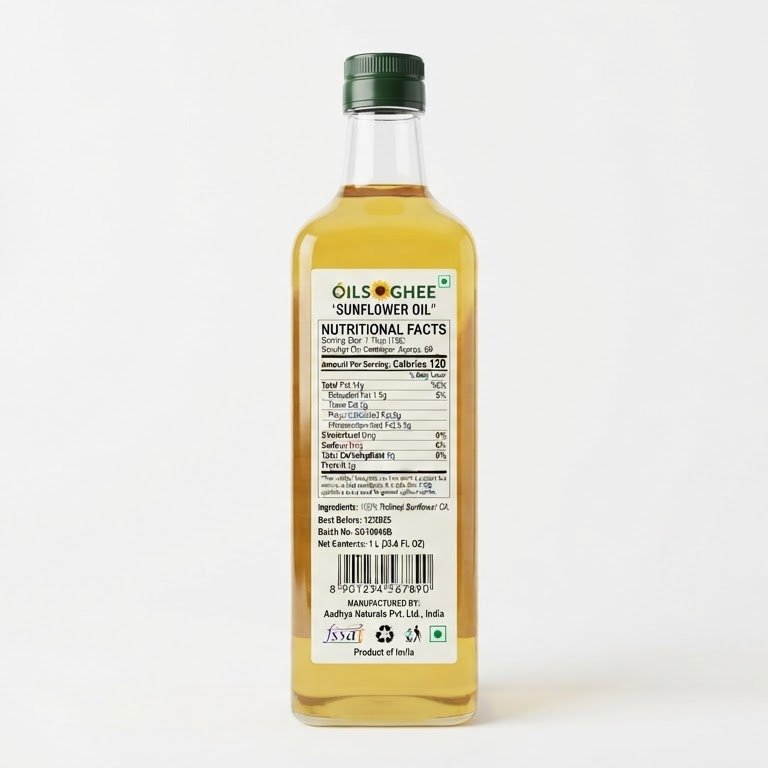Pure Sunflower Oil