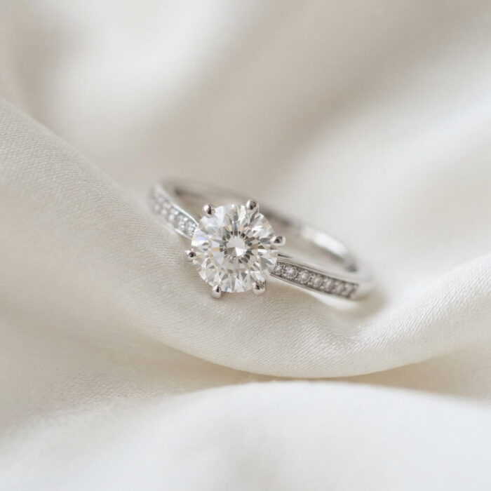 Luxury Solitaire Diamond Ring