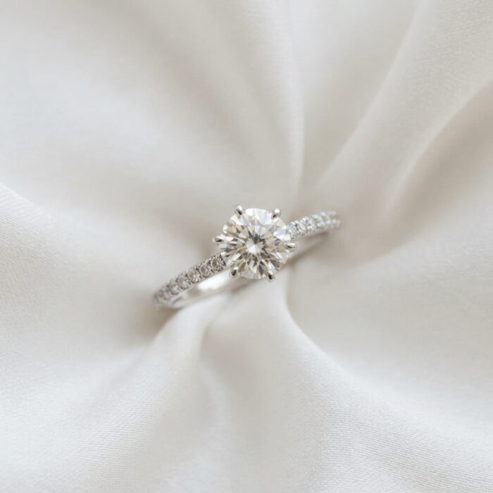 Luxury Solitaire Diamond Ring