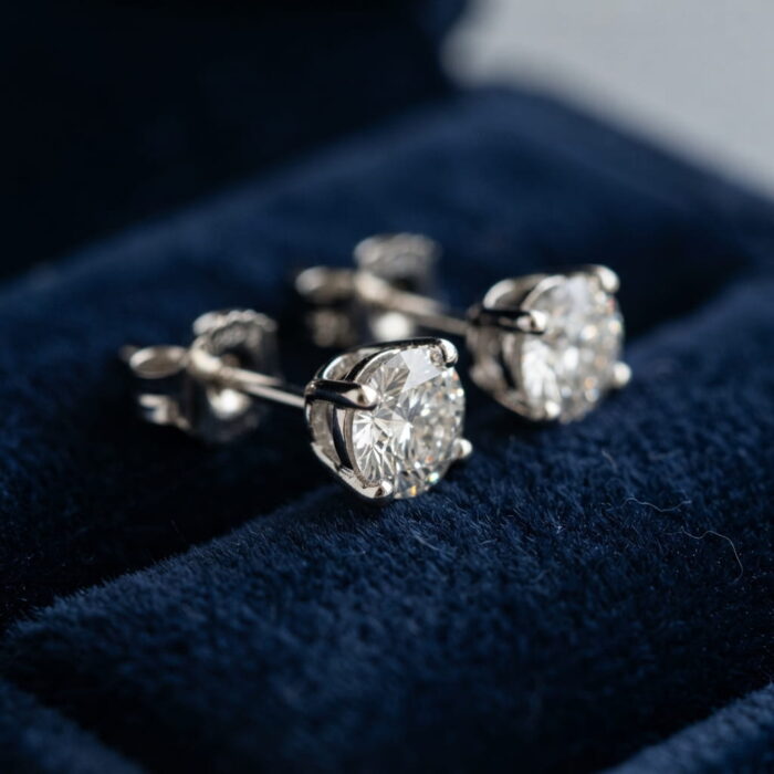 Diamond Stud Earrings