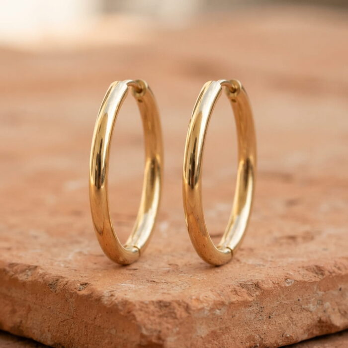 Gold Hoop Earrings
