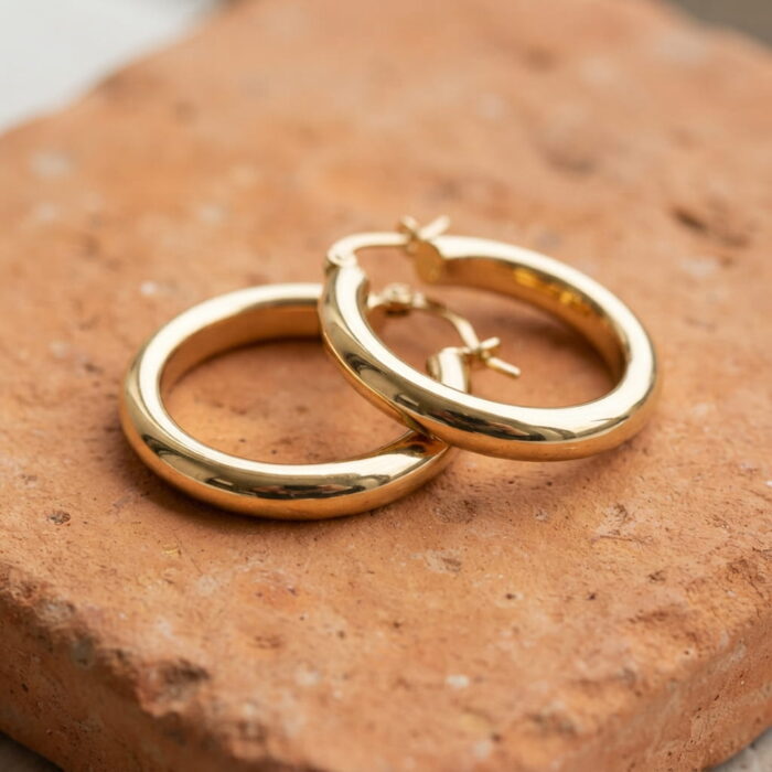 Gold Hoop Earrings