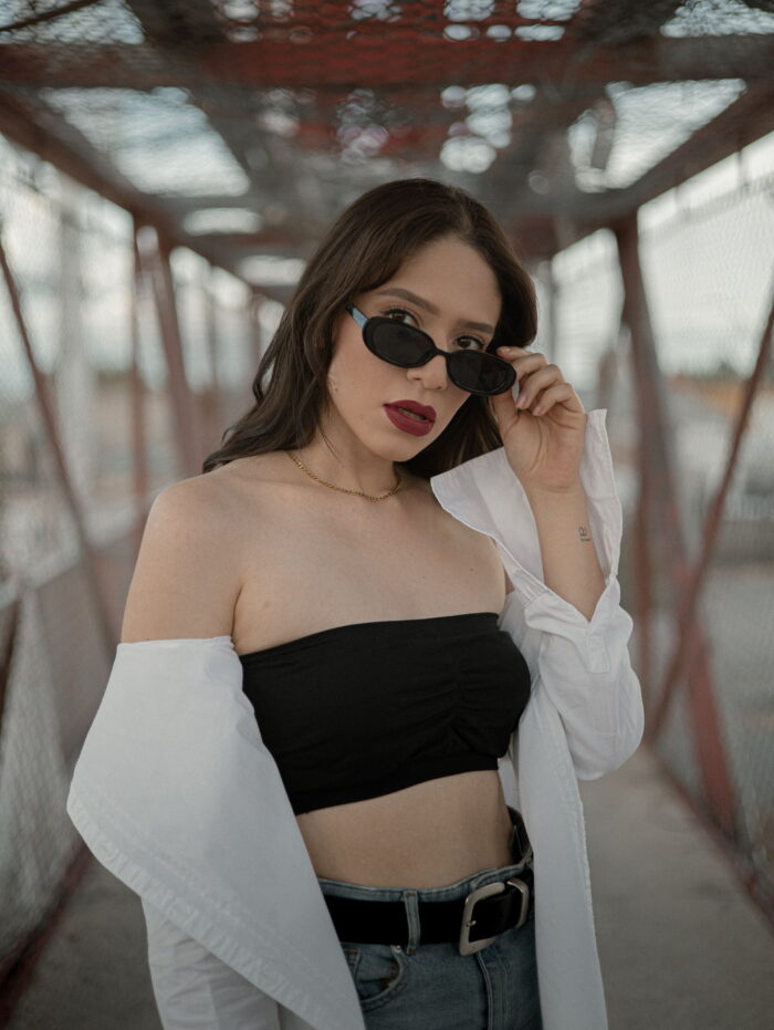 Women’s Midnight Black Square-Neck Crop Top