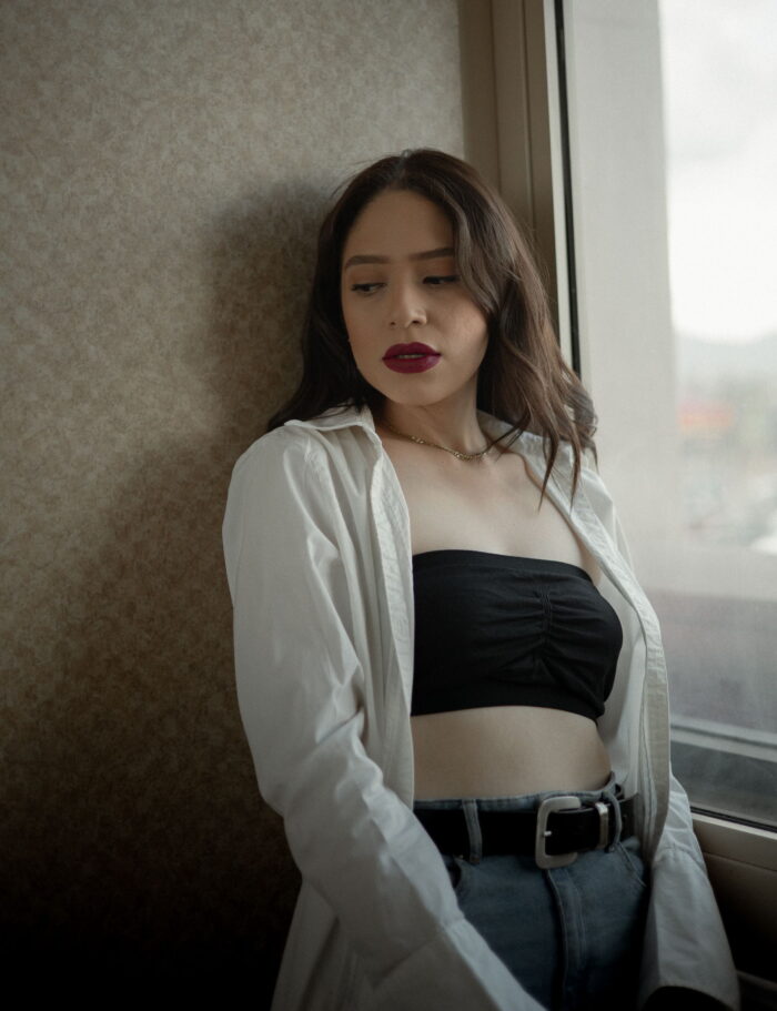 Women’s Midnight Black Square-Neck Crop Top