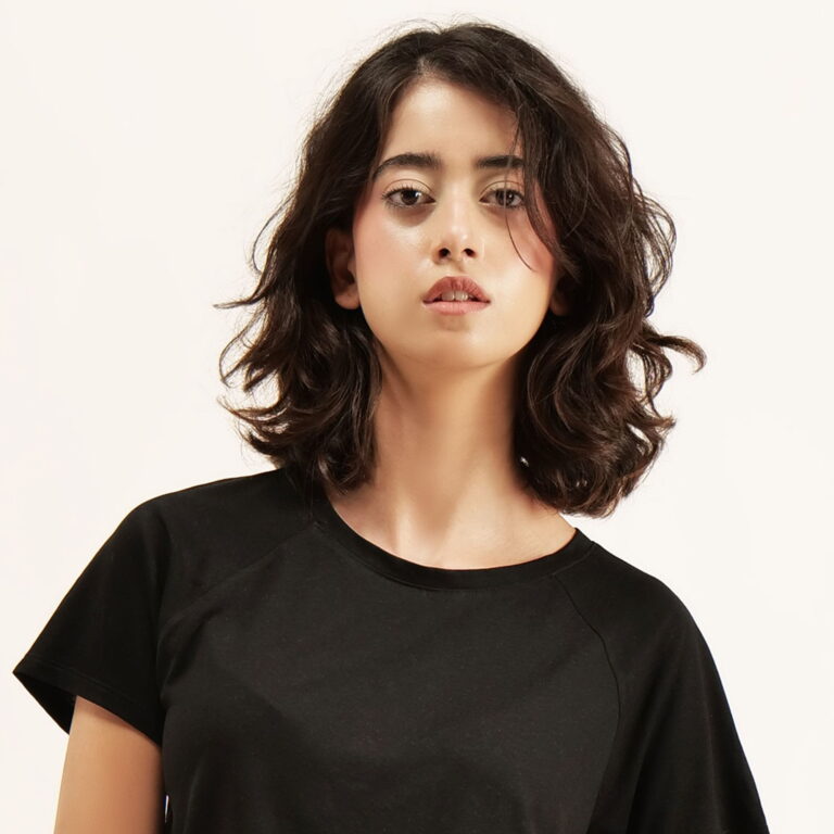 Classic Black Ribbed Top